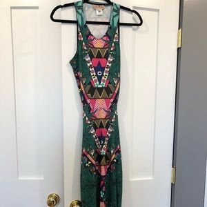 Midi cut out back body con Mara Hoffman dress